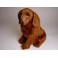 Milord Irish Setter Dog Stuffed Plush Animal Display Prop