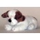 Moose Jack Russell Terrier Dog Stuffed Plush Animal Display Prop