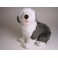 Martha Old English Sheepdog Bobtail Stuffed Plush Animal Display Prop