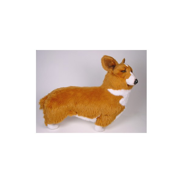 realistic stuffed corgi