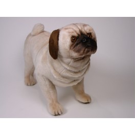 realistic pug stuffed animal