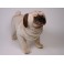 Frank Pug Dog Stuffed Plush Animal Display Prop