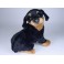 Basko Rottweiler Dog Stuffed Plush Animal Display Prop