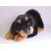 Polo 17.7" Rottweiler Dog Stuffed Plush Animal Display Prop