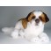 Gumbo 19.7" Saint Bernard Dog Stuffed Plush Animal Display Prop
