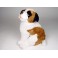 Bamse 17.7" Saint Bernard Dog Stuffed Plush Animal Display Prop