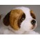 Klondike 13.8" Saint Bernard Dog Stuffed Plush Animal Display Prop