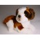 Benedictine Saint Bernard Dog Stuffed Plush Animal Display Prop