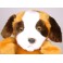 Bandit Saint Bernard Dog Puppet Stuffed Plush Animal Display Prop