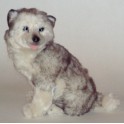 Taro Husky Dog Stuffed Plush Animal Display Prop