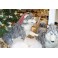 Leah Husky Dog Stuffed Plush Animal Display Prop