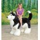 Kitt Husky Dog Stuffed Plush Animal Display Prop