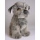 Riley Schnauzer Dog Stuffed Plush Animal Display Prop