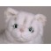 Pambeh Chinchilla Silver White Persian Cat Stuffed Plush Display Prop