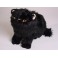 Lucky Black Persian Cat Stuffed Plush Display Prop