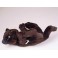 Bombay Black Cat Stuffed Plush Animal Display Prop