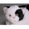 Nin Black & White Cat Stuffed Plush Animal Display Prop