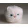 Fluff White Cat Stuffed Plush Animal Display Prop