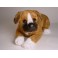 Ceasar Boxer Dog Stuffed Plush Animal Display Prop