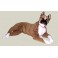 Presley Boxer Dog Stuffed Plush Animal Display Prop