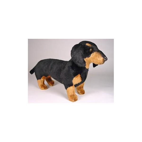 Della Dachshund Doxie Dog Stuffed Plush Realistic Lifelike Lifesize